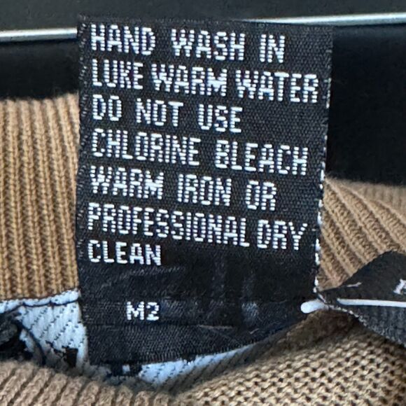 Baracuta Sweater Men's XXL  Brown Silk Blend Sweater NWT  Gift ready - Picture 5 of 8